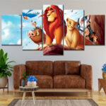 Simba König der Löwen 17 Leinwandbilder