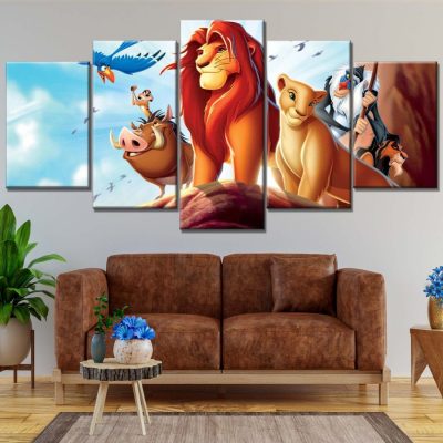 Simba König der Löwen 17 Leinwandbilder