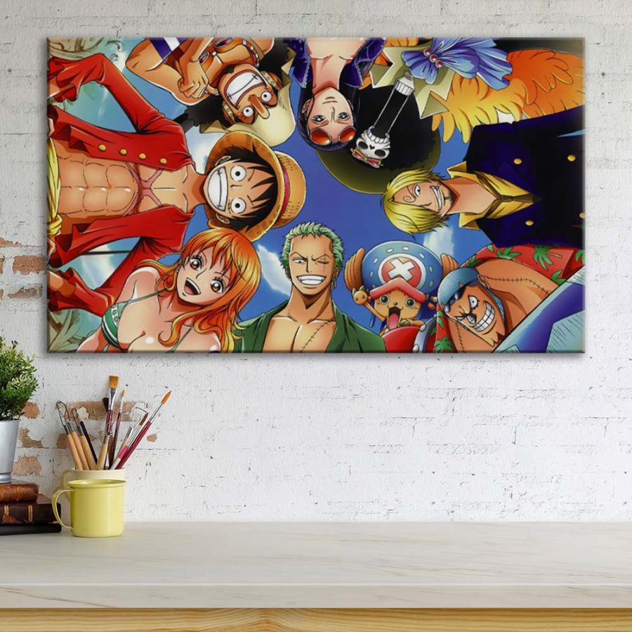 One Piece allen Charakteren Leinwandbilder – Bild 3