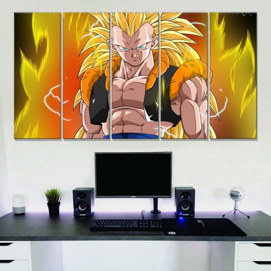 Gogeta Dragon Ball 01 Leinwandbilder – Bild 2