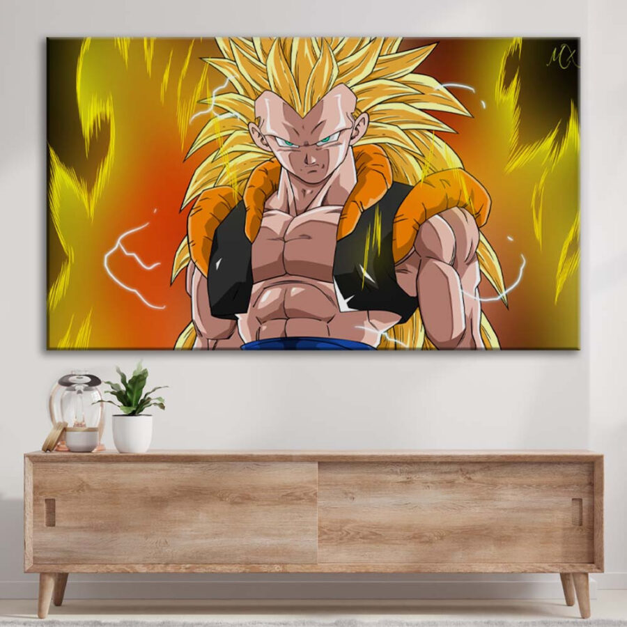 Gogeta Dragon Ball 01 Leinwandbilder – Bild 3