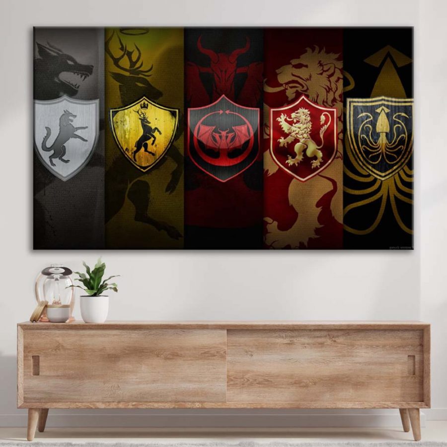 Game of Thrones 6 Leinwandbilder – Bild 3