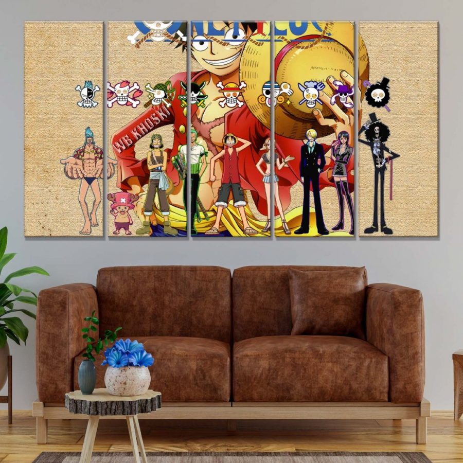Monkey D. Luffy One Piece 3 Leinwandbilder – Bild 2