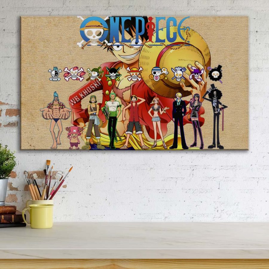 Monkey D. Luffy One Piece 3 Leinwandbilder – Bild 3