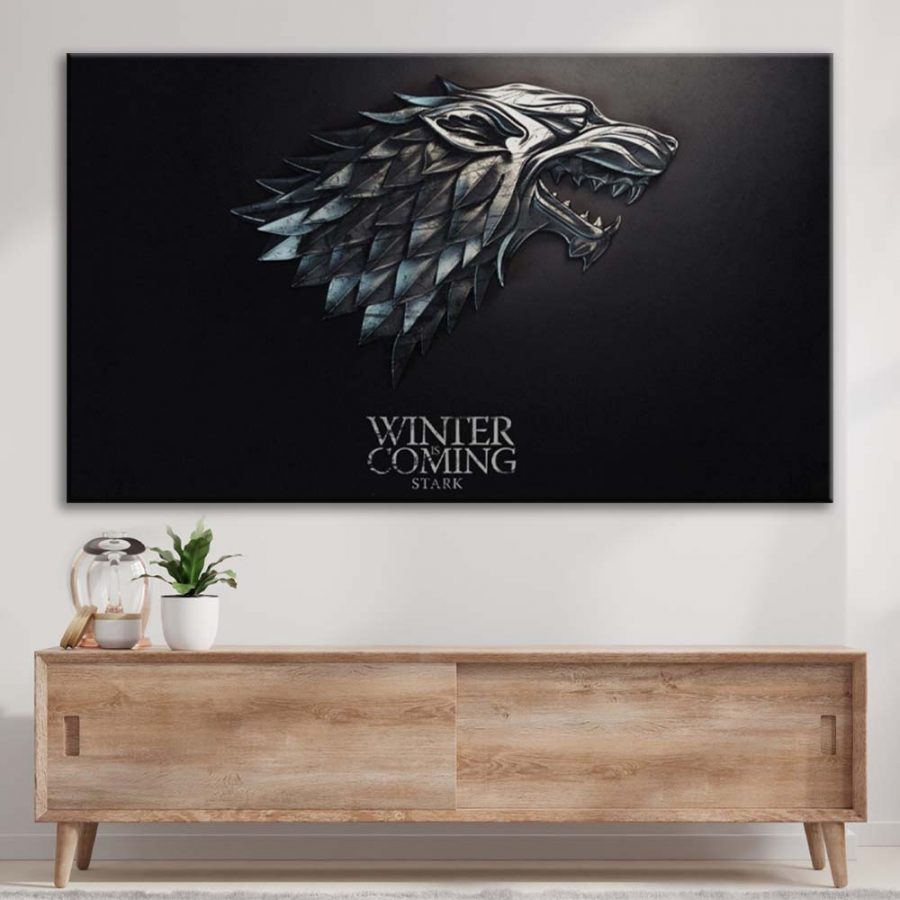 Game of Thrones Winter is coming 3 Leinwandbilder – Bild 3