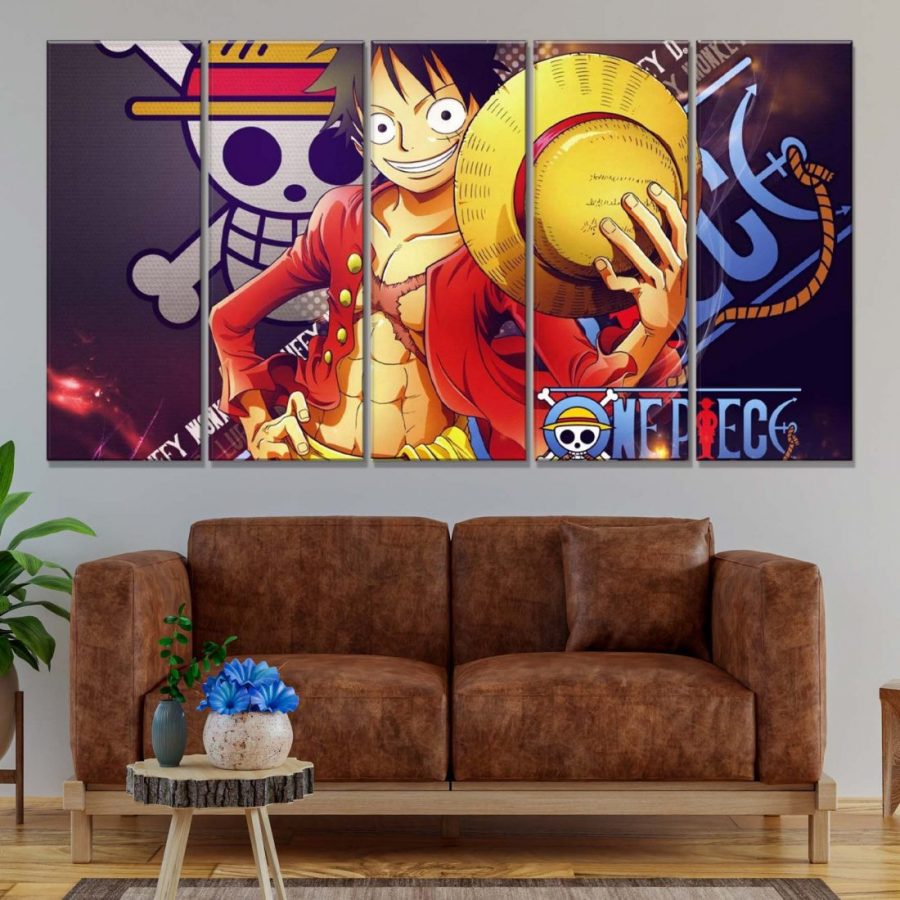 Monkey D. Luffy One Piece 2 Leinwandbilder – Bild 2