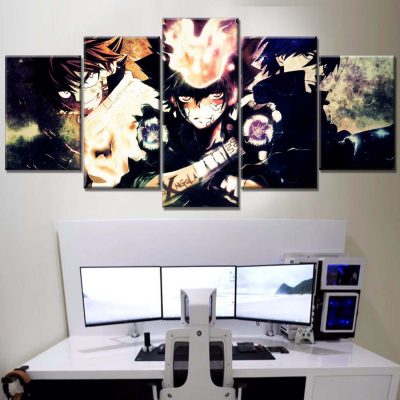 Fairy Tail Alle Charaktere 5 Leinwandbilder