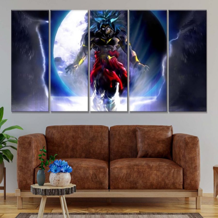 Dragon Ball Z Broly Super Saiyan Leinwandbilder – Bild 2