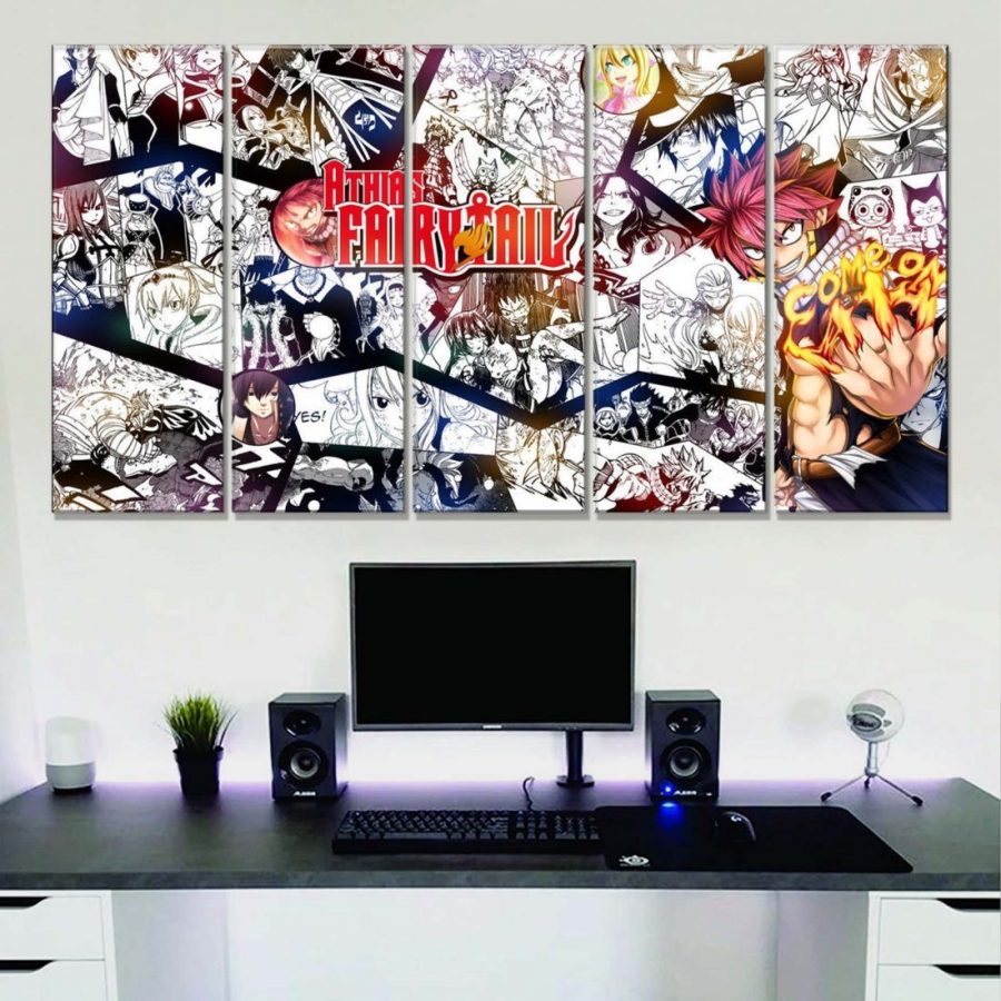 Fairy Tail Alle Charaktere 6 Leinwandbilder – Bild 2