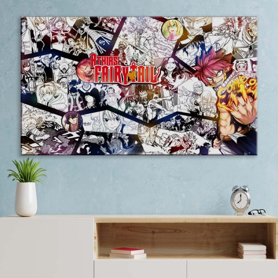Fairy Tail Alle Charaktere 6 Leinwandbilder – Bild 3