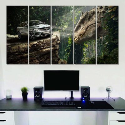 Alternative view of Jurassic Park 10 Leinwandbilder