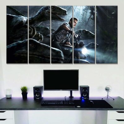 Alternative view of Jurassic Park 12 Leinwandbilder