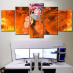 Natsu Dragneel Fairy Tail 3 Leinwandbilder