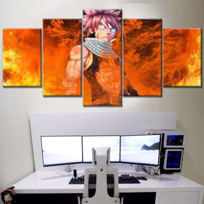 Natsu Dragneel Fairy Tail 3 Leinwandbilder