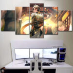 Zhongli Genshin Impact Leinwandbilder