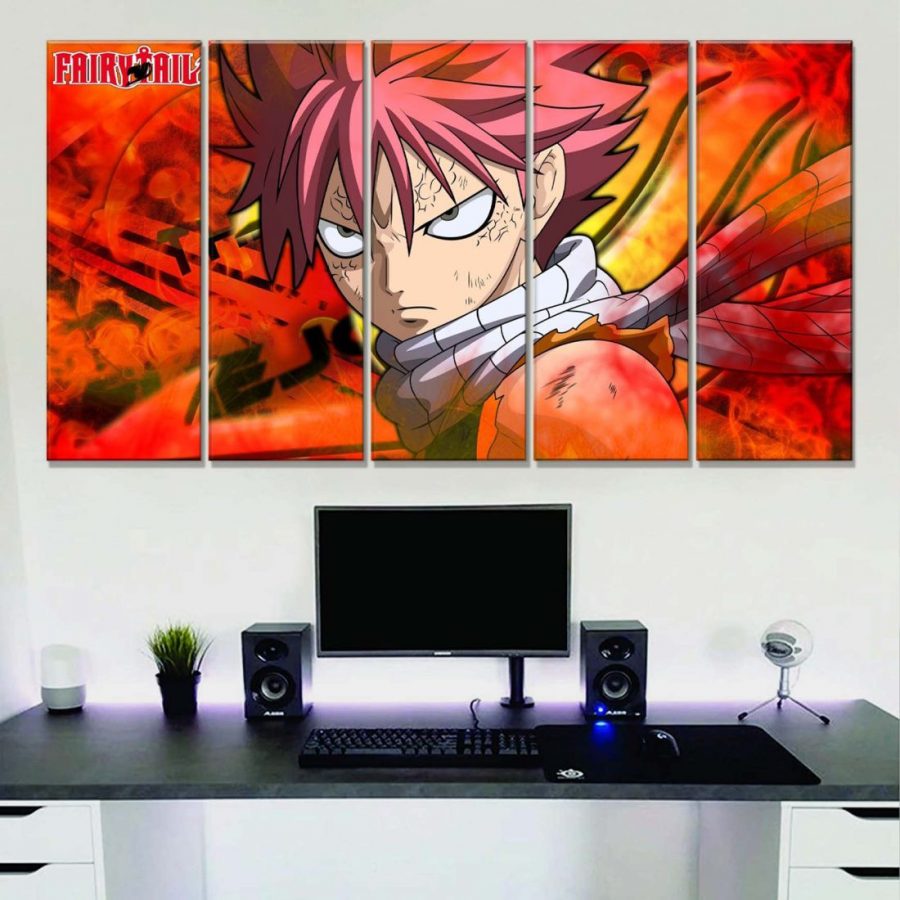 Natsu Dragneel Fairy Tail 15 Leinwandbilder – Bild 2
