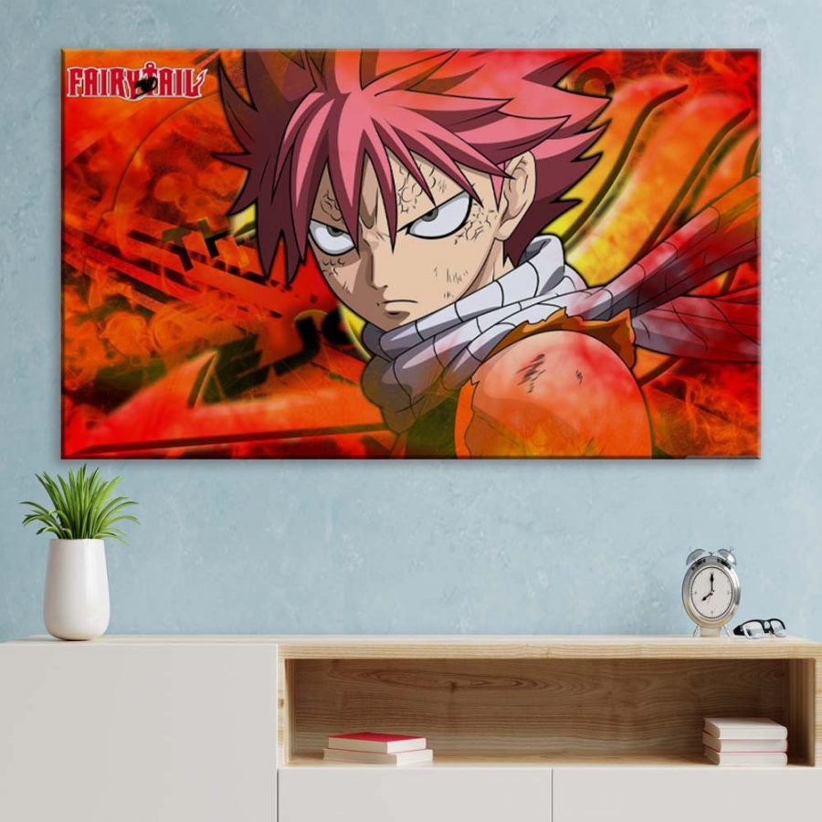 Natsu Dragneel Fairy Tail 15 Leinwandbilder – Bild 3