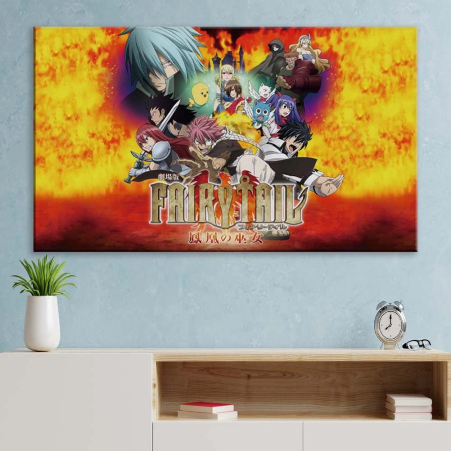 Fairy Tail Alle Charaktere 16 Leinwandbilder – Bild 3