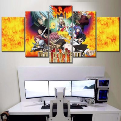 Fairy Tail Alle Charaktere 16 Leinwandbilder