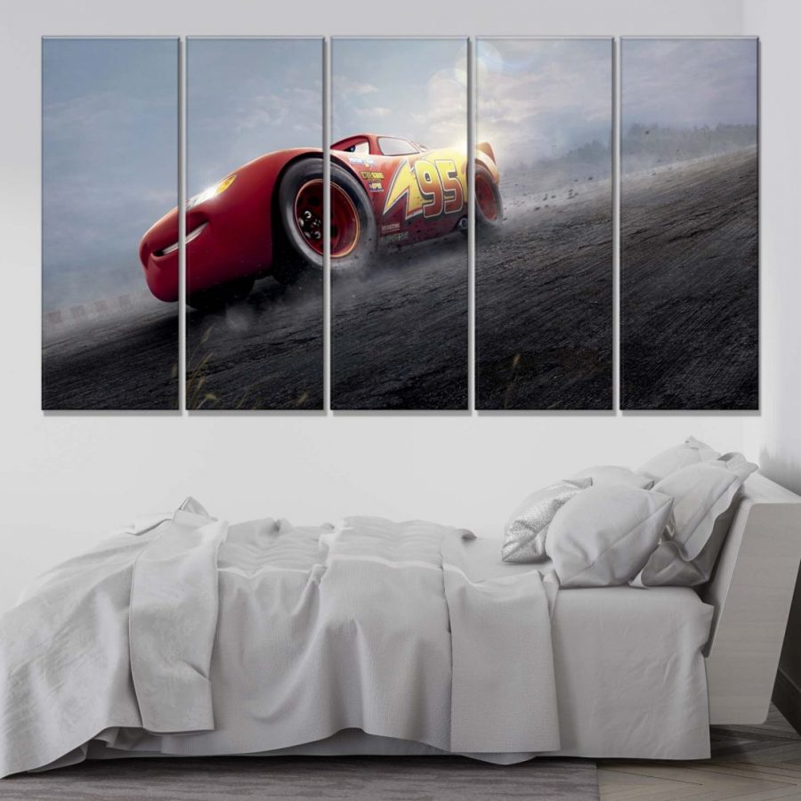 Lightning McQueen Disney Cars 1 Leinwandbilder – Bild 2