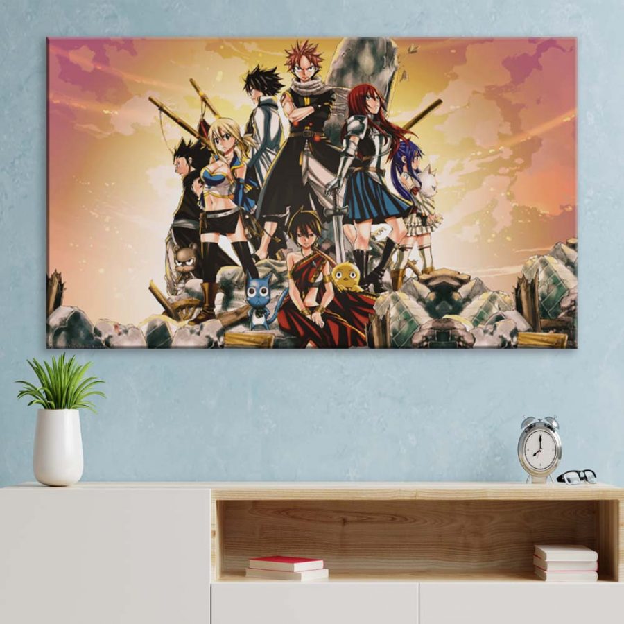 Fairy Tail Alle Charaktere Leinwandbilder – Bild 3