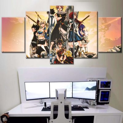 Fairy Tail Alle Charaktere Leinwandbilder