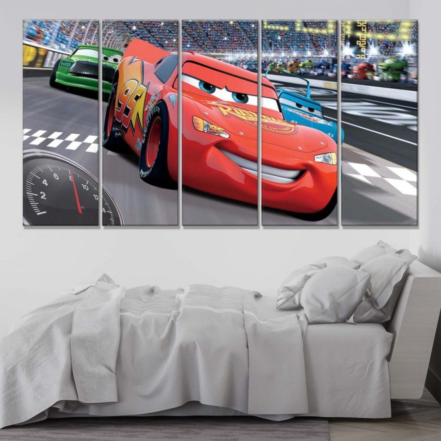 Lightning McQueen Disney Cars 19 Leinwandbilder – Bild 2