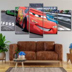Lightning McQueen Disney Cars 19 Leinwandbilder