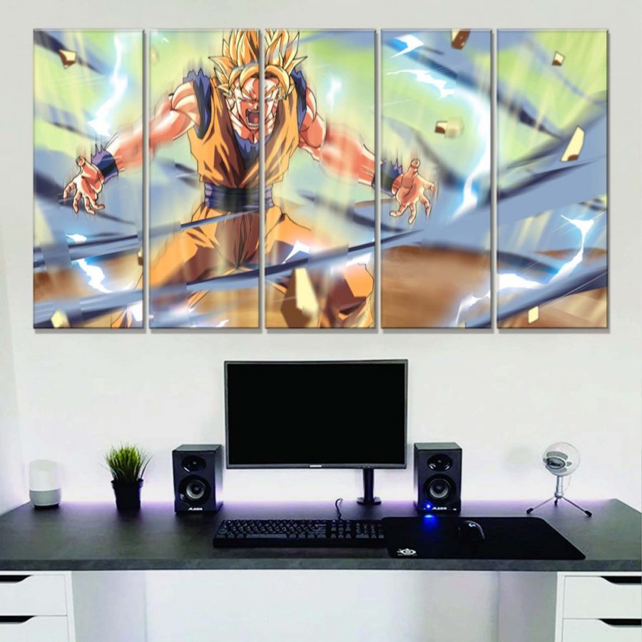 Songoku Super Saiyan Dragon Ball 06 Leinwandbilder – Bild 2