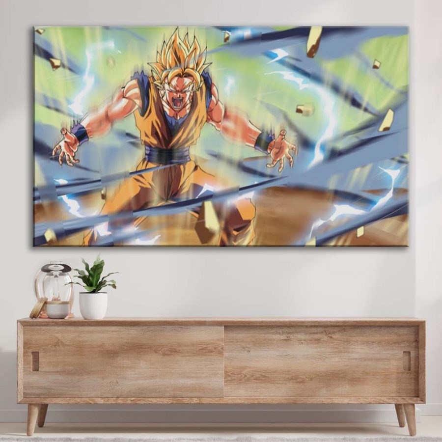 Songoku Super Saiyan Dragon Ball 06 Leinwandbilder – Bild 3