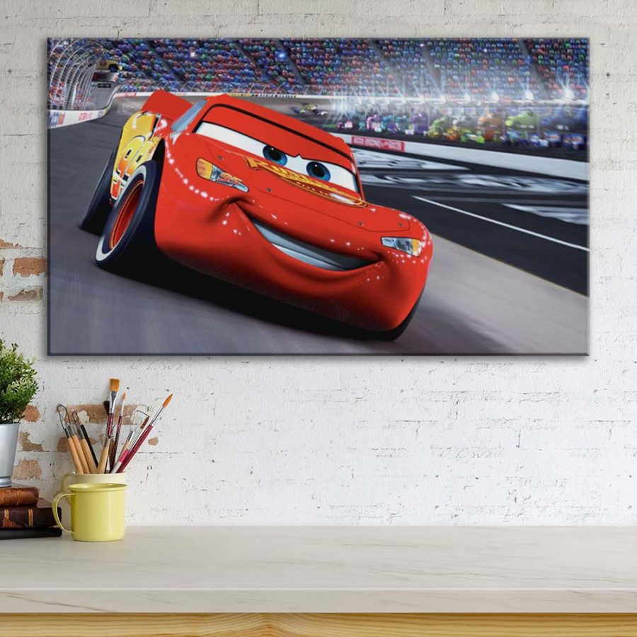 Lightning McQueen Disney Cars 7 Leinwandbilder – Bild 3