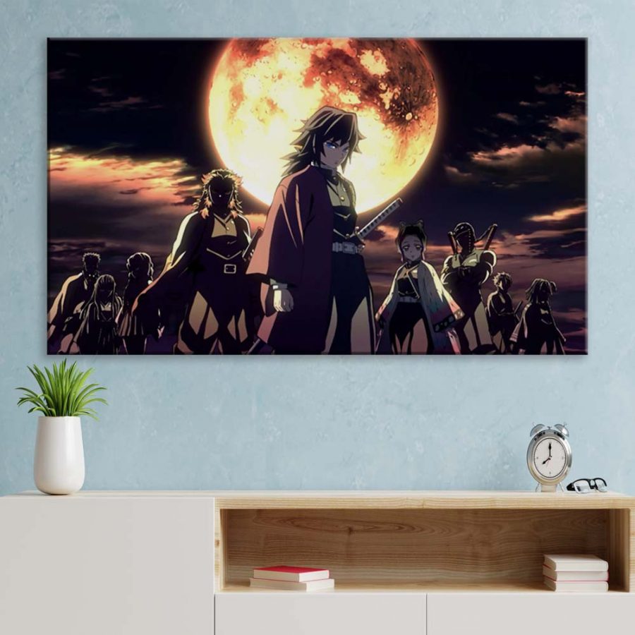 Demon Slayer Kimetsu No Yaiba Alle Charaktere 2 Leinwandbilder – Bild 3
