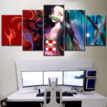 Nezuko Demon Slayer Kimetsu No Yaiba 6 Leinwandbilder