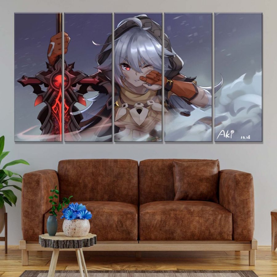 Genshin Impact Charaktere 2 Leinwandbilder – Bild 2