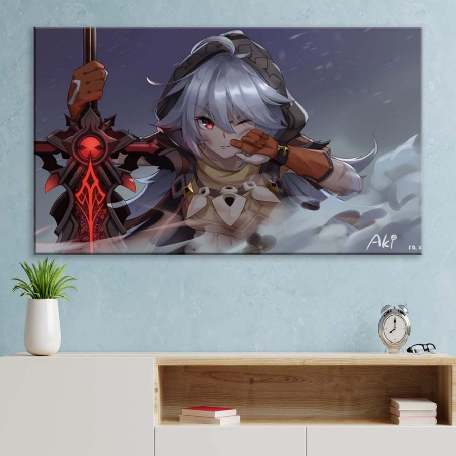 Genshin Impact Charaktere 2 Leinwandbilder – Bild 3