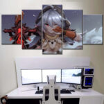 Genshin Impact Charaktere 2 Leinwandbilder