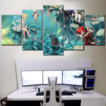 Genshin Impact Alle Charaktere 8 Leinwandbilder