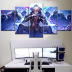 Genshin Impact Charaktere 9 Leinwandbilder