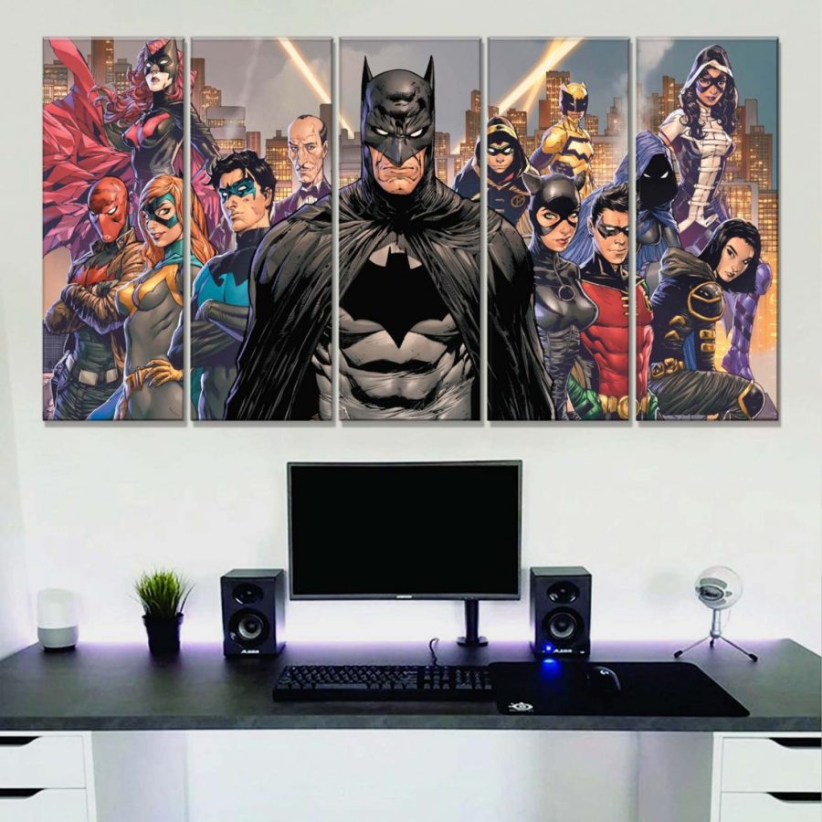 Batman DC Alle Charaktere1001 Leinwandbilder – Bild 2