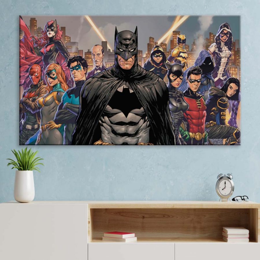Batman DC Alle Charaktere1001 Leinwandbilder – Bild 3