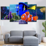 Findet Nemo Figuren 3 Leinwandbilder