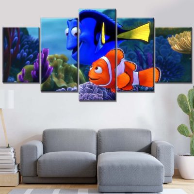 Findet Nemo Figuren 3 Leinwandbilder