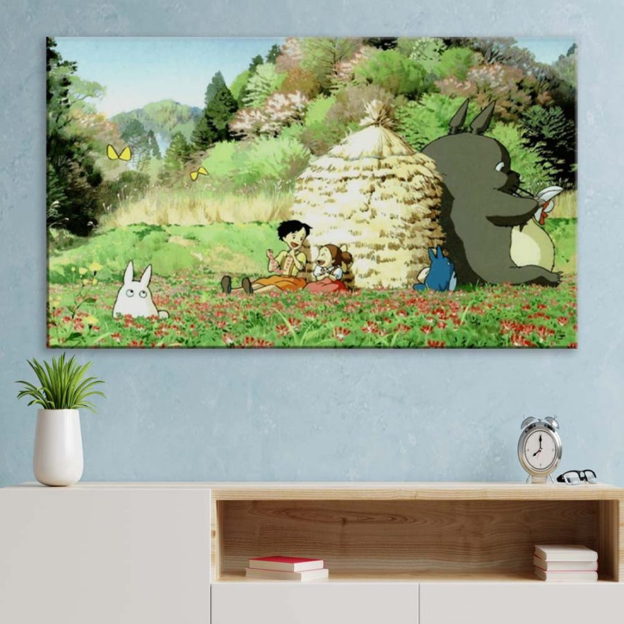 Mein Nachbar Totoro Alle Charaktere 10 Leinwandbilder – Bild 3
