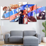 Sword Art Online Alle Charaktere 6 Leinwandbilder