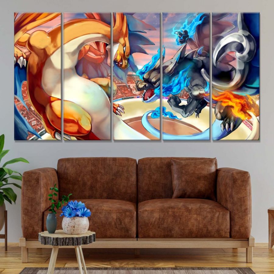 Pokemon Alle Charaktere 33 Leinwandbilder – Bild 2