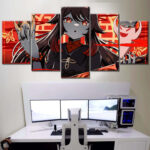 Hu Tao Genshin Impact 2 Leinwandbilder