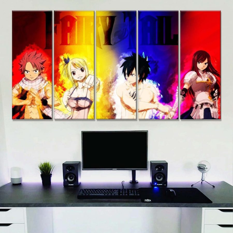 Fairy Tail Alle Charaktere 7 Leinwandbilder – Bild 2