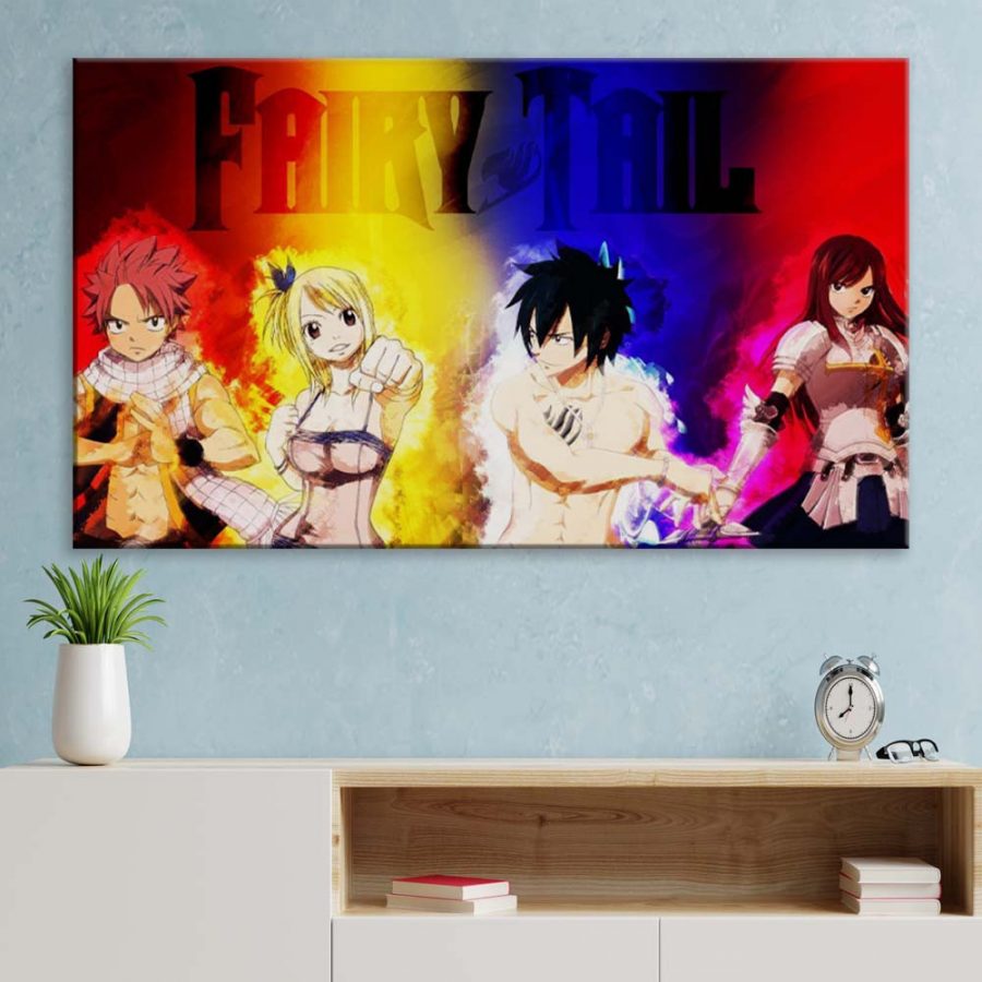 Fairy Tail Alle Charaktere 7 Leinwandbilder – Bild 3