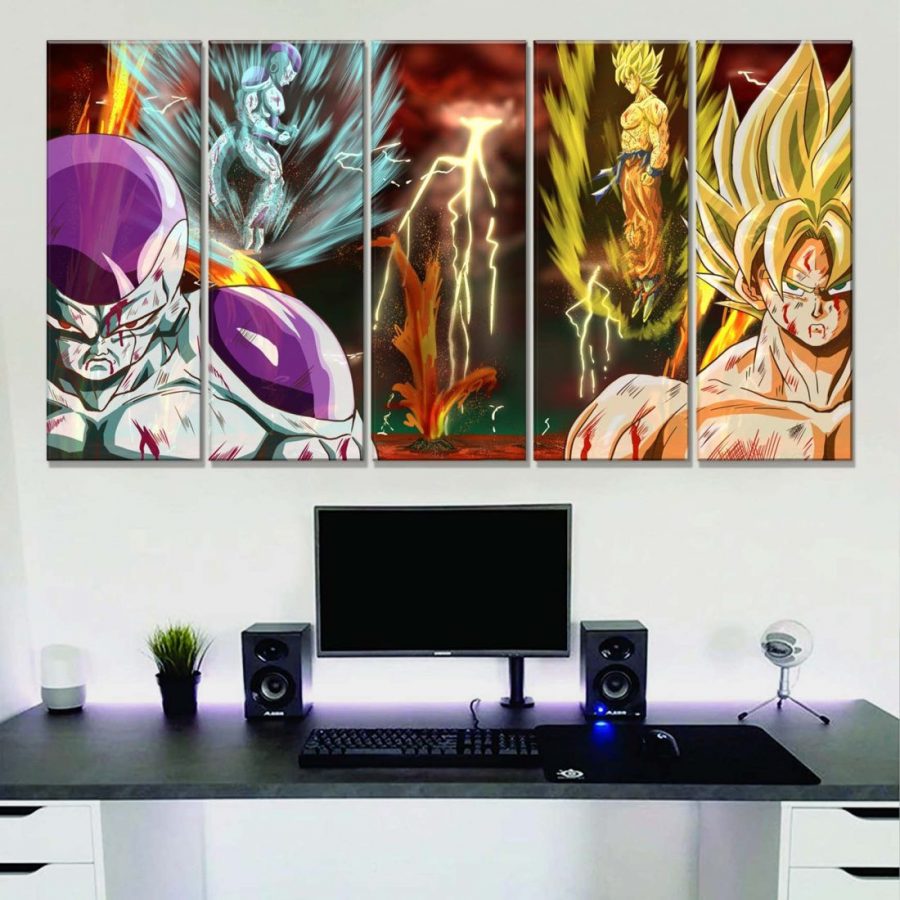 Freezer et Goku Dragon Ball Leinwandbilder – Bild 2