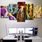 Freezer et Goku Dragon Ball Leinwandbilder